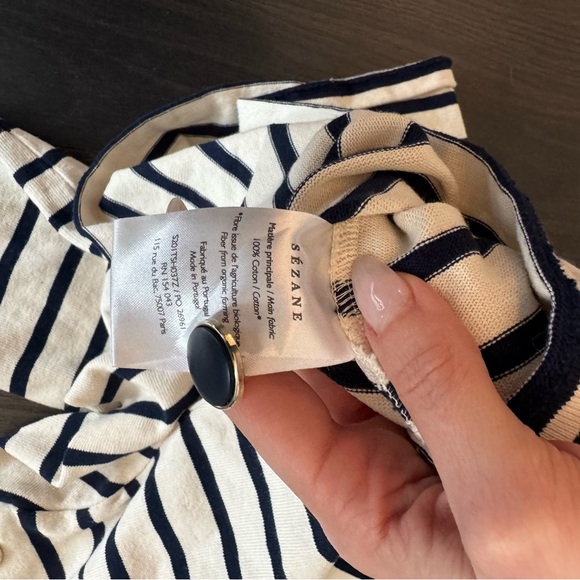 SEZANE COLETTE MARINIÈRE NAVY S - Picture 6 of 7